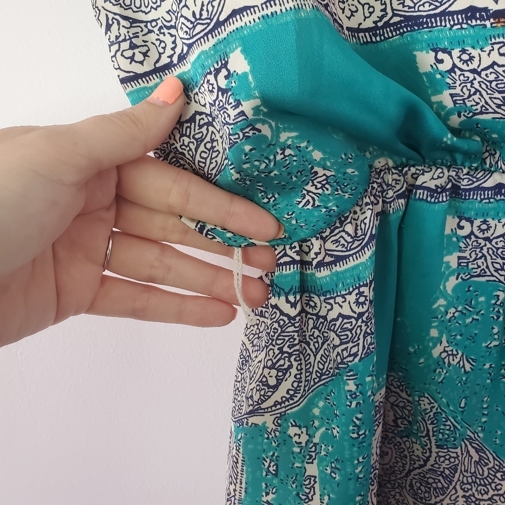 Luxology Dress Small Cinched Waist Paisley - Picture 11 of 14